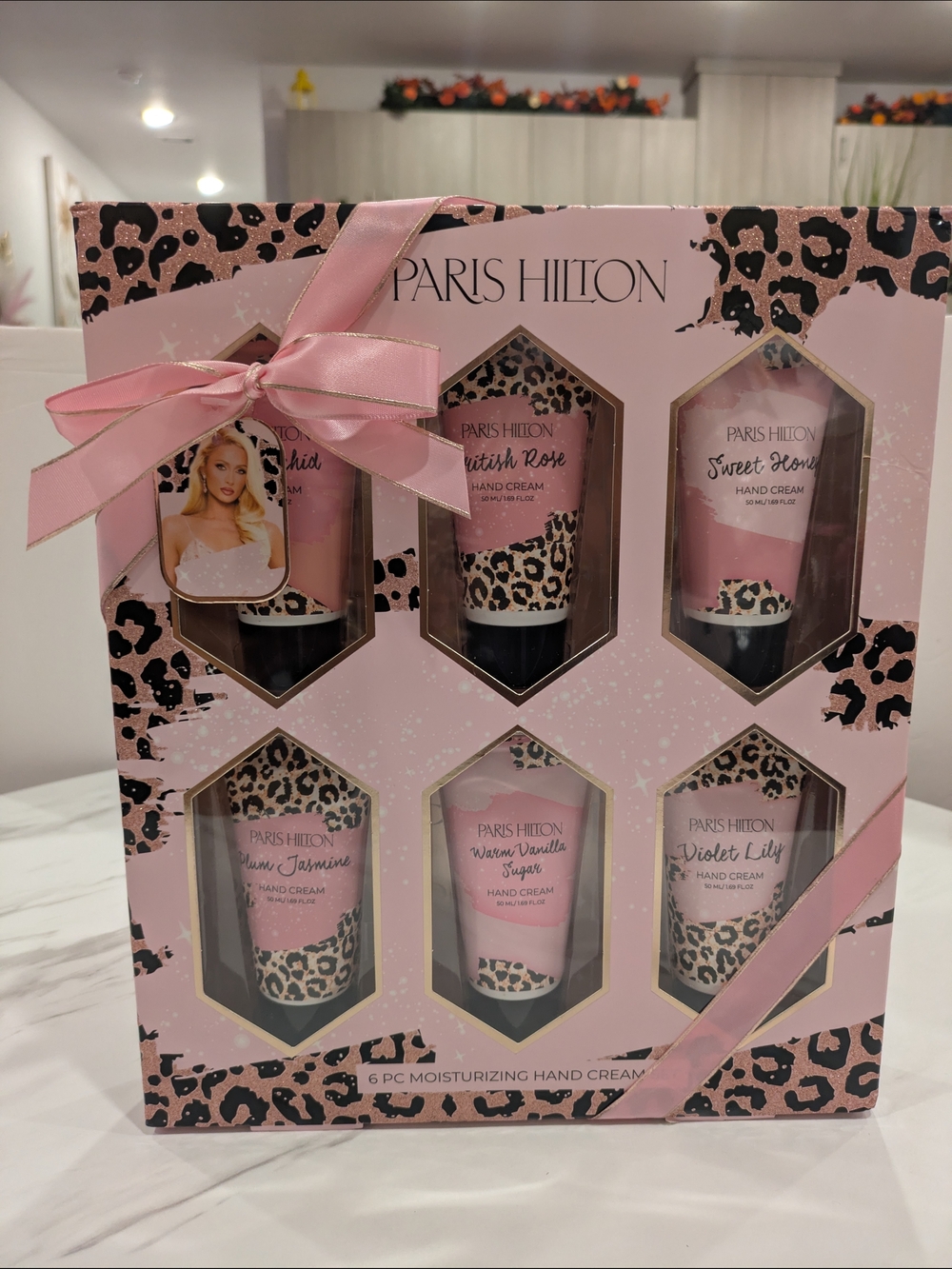 Paris Hilton Pink Leopard 6-Piece Hand Cream Gift Set